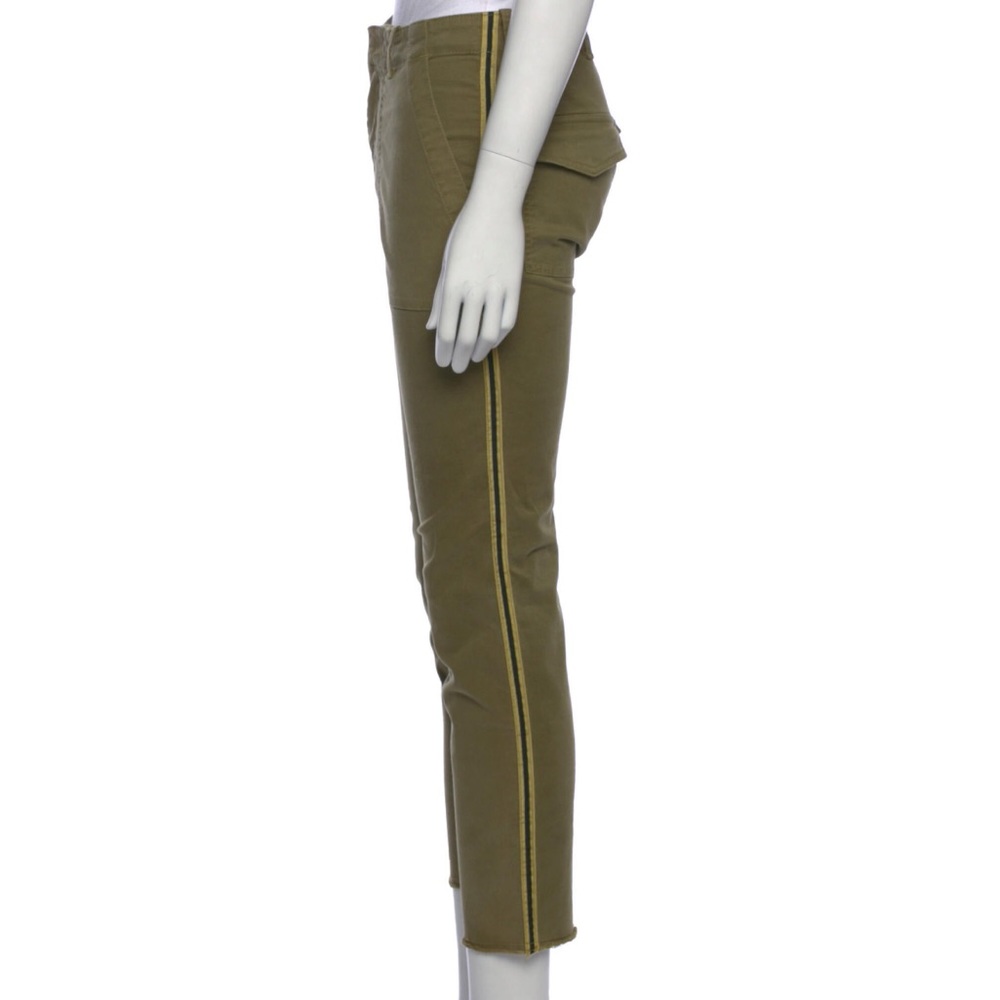 Nili Lotan Jenna Pants with Tape, Sage Green XS - Picture 4 of 5